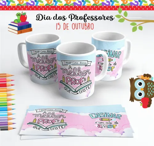Caneca Dia dos Professores para a Melhor Professora