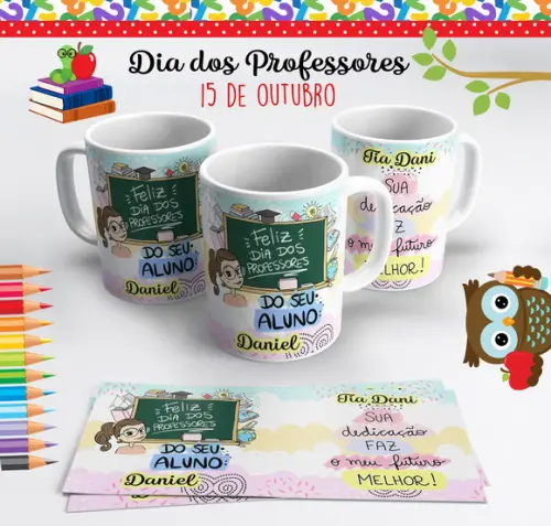Caneca Dia dos Professores Sua Dedicação