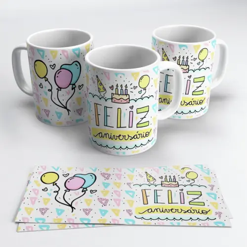Caneca Feliz Aniversário