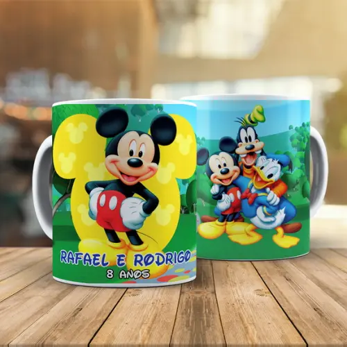 Caneca Mickey e Amigos Casa do Mickey