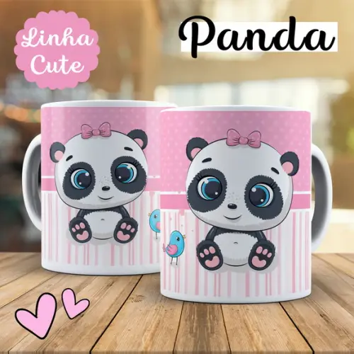 Caneca Panda Cute