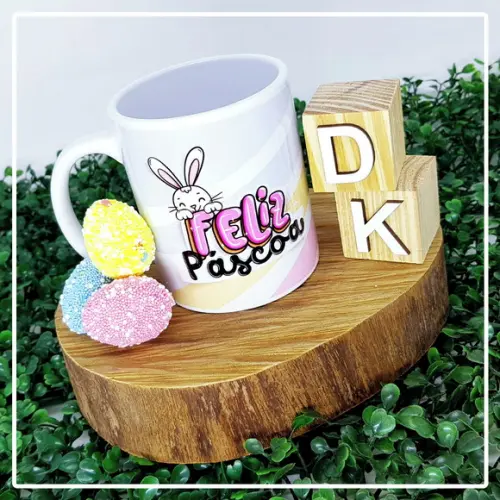 Caneca Personalizada Feliz Páscoa
