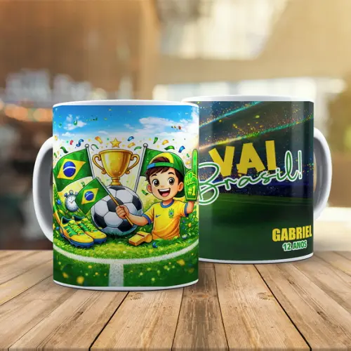 Caneca Torcedor Brasil