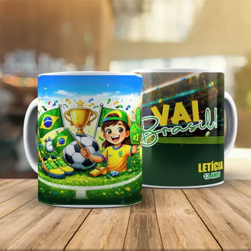 Caneca Torcedora Brasil