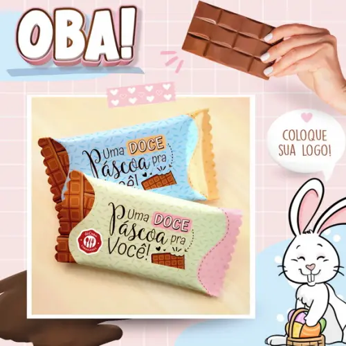Chocolate Kit Kat Personalizado Páscoa