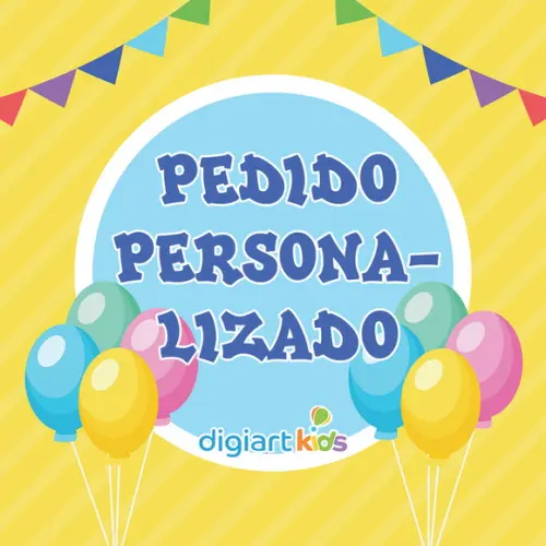 Conjunto de 5 Placas Personaizadas