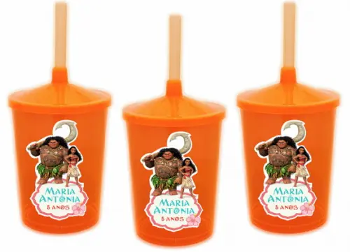 Copo com Canudo Moana