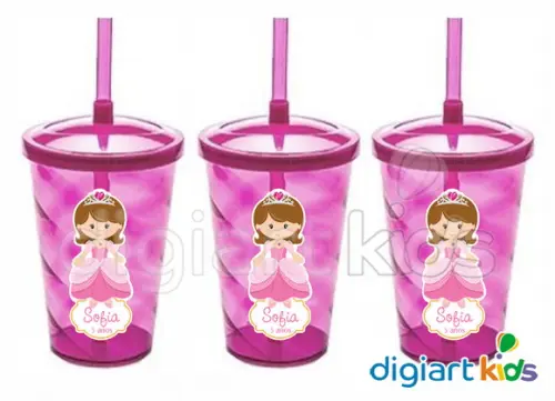 Copo Shake Twister - Princesa