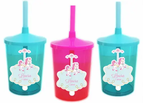 Copo Shake Twister Carrossel