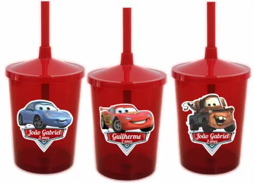 Copo Shake Twister Carros