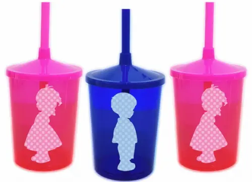 Copo Shake Twister Chá Revelação