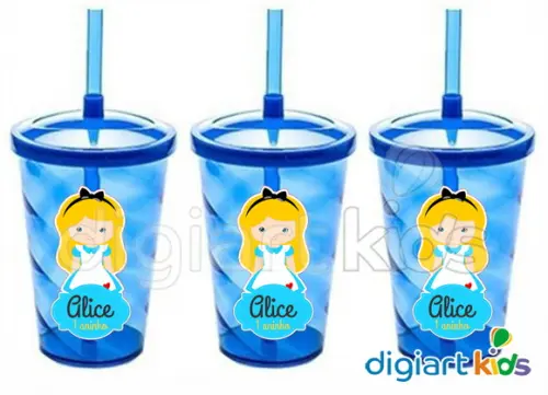 Copo Shake Twister Chapeleiro Alice
