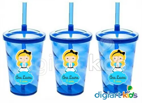 Copo Shake Twister Coelho da Alice