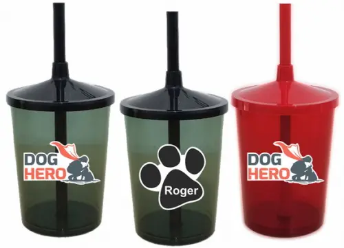Copo Shake Twister Corporativo - Dog Hero - Frente e Verso