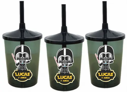 Copo Shake Twister Darth Vader
