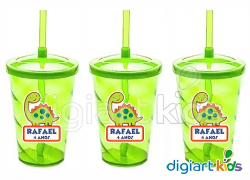 Copo Shake Twister Dinossauro