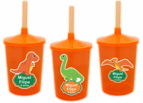 Copo Shake Twister Dinossauros