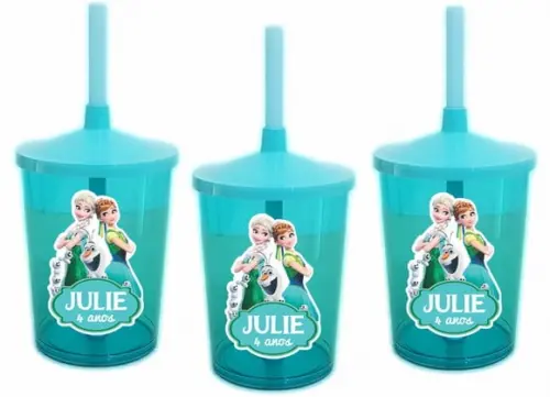 Copo Shake Twister Frozen Fever