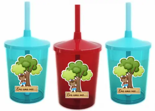 Copo Shake Twister Lobo Mau
