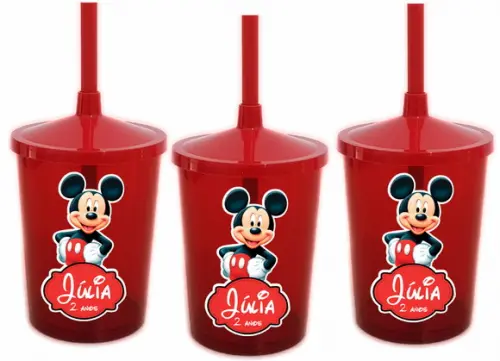 Copo Shake Twister Mickey