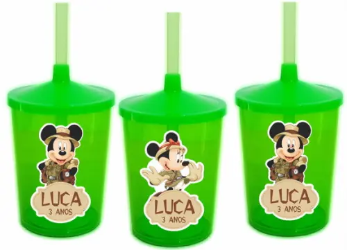 Copo Shake Twister Mickey Safari