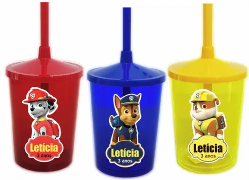 Copo Shake Twister Patrulha Canina