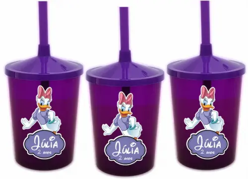 Copo Shake Twister Turma do Mickey - Pato Donald e Margarida