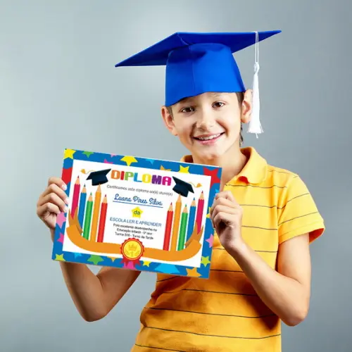 Diploma - Certificado Infantil 20x30