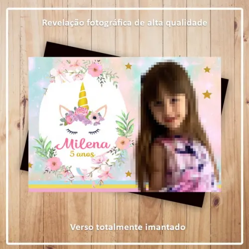 Imã de Geladeira 7x5 Unicórnio - Prazo Reduzido