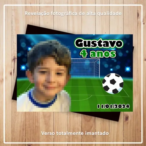 Imã de Geladeira 9x6cm Futebol