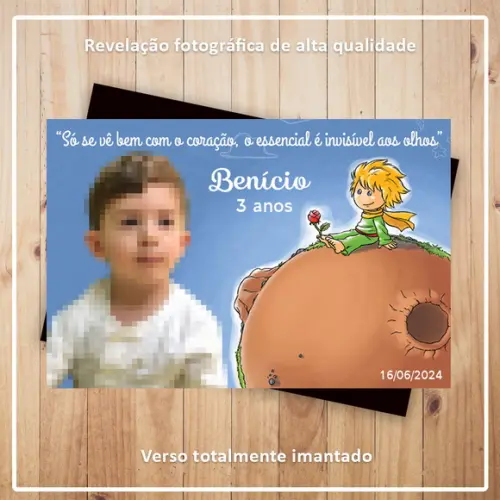 Imã de Geladeira 9x6cm Pequeno Príncipe