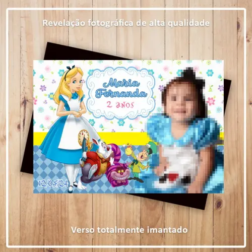 Imã de Geladeira Alice no País das Maravilhas