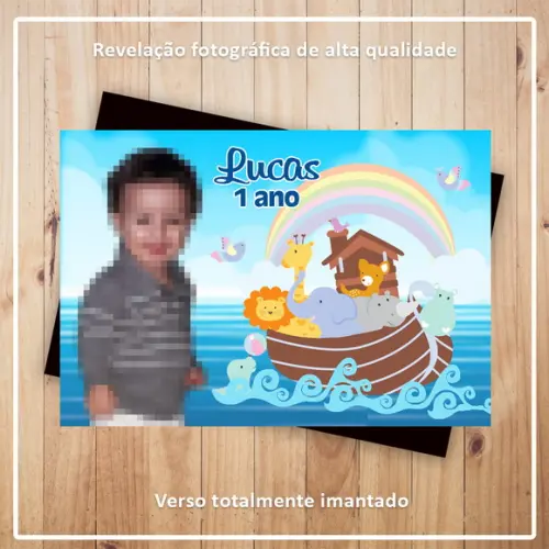 Imã de Geladeira Arca de Noé