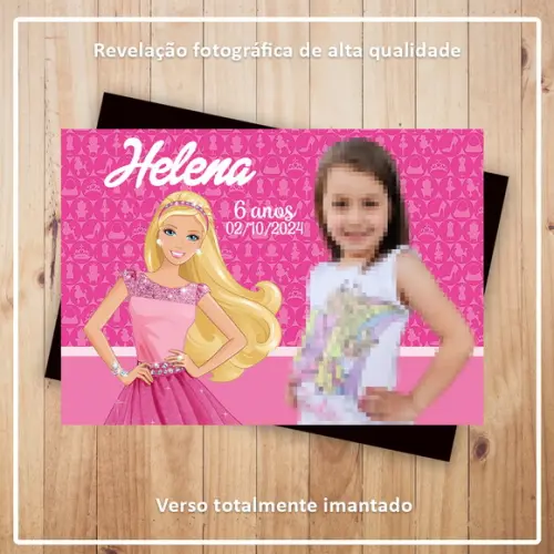 Imã de Geladeira Barbie