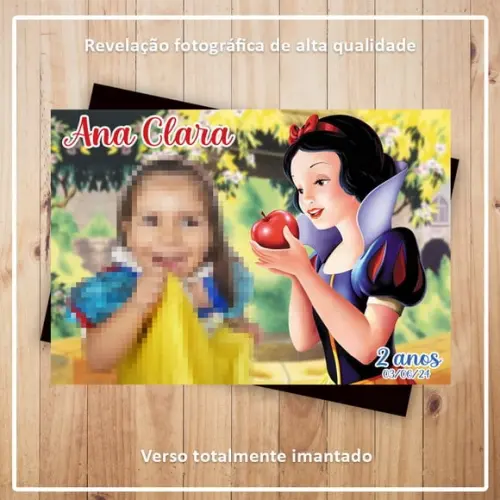 Imã de Geladeira Branca de Neve