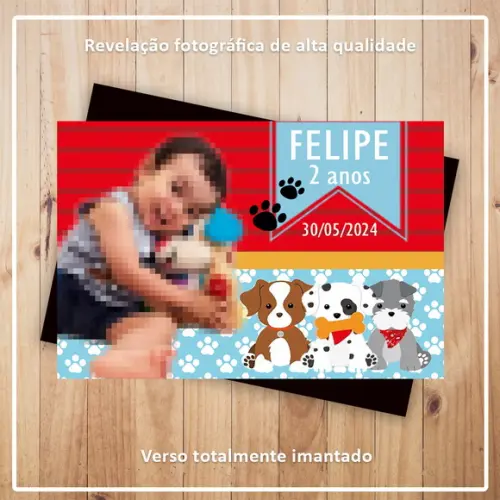 Imã de Geladeira Cachorrinhos