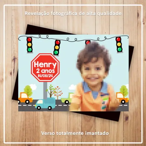 Imã de Geladeira Carrinhos