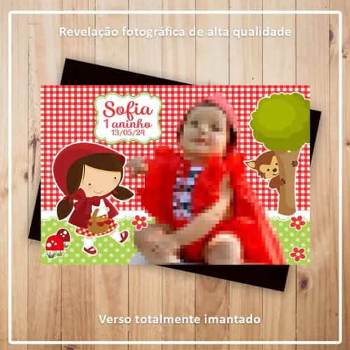 Imã de Geladeira Chapeuzinho Vermelho