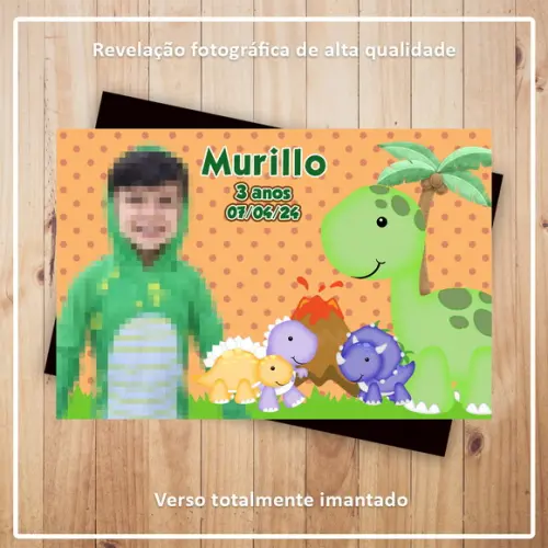 Imã de Geladeira Dinossauros Baby