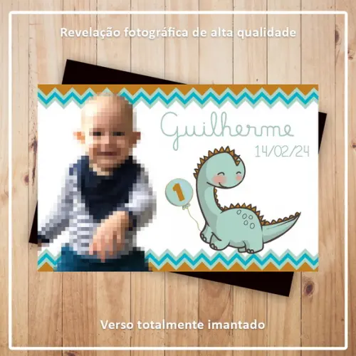 Imã de Geladeira Dinossauro Cute