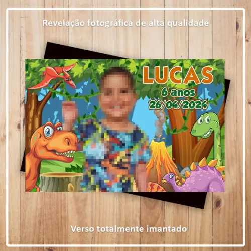 Imã de Geladeira Dinossauros Desenho