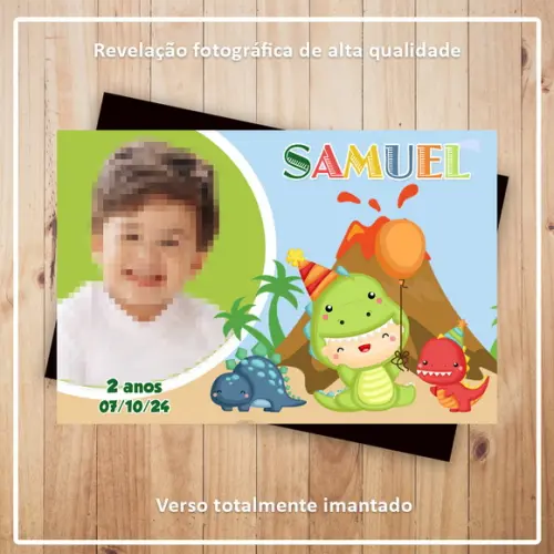 Imã de Geladeira Dinossauros Baby