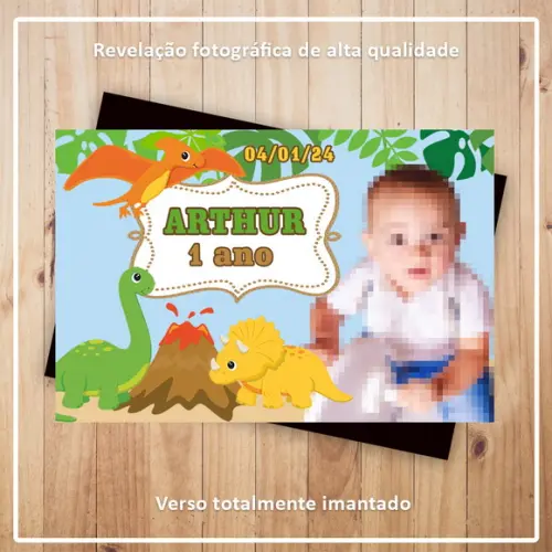 Imã de Geladeira Dinossauros Baby