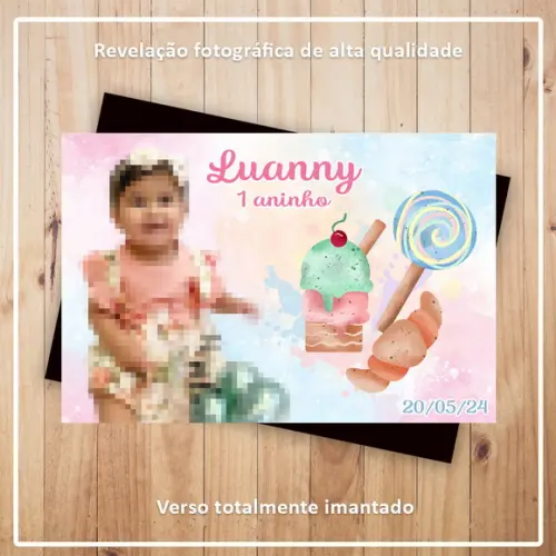 Imã de Geladeira Doces Candy Aquarela