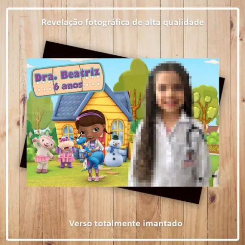 Imã de Geladeira Dra Brinquedos