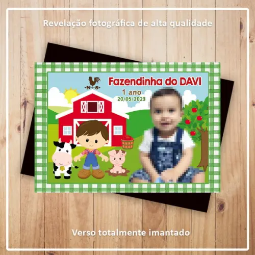 Imã de Geladeira Fazendinha