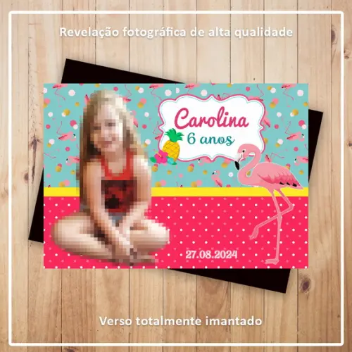 Imã de Geladeira Flamingo