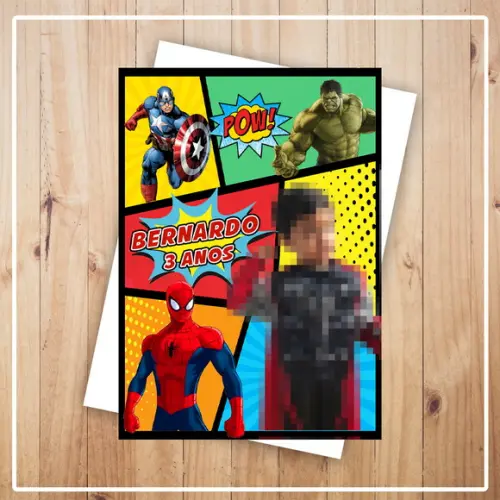 Imã de Geladeira Heróis Vingadores