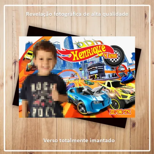Imã de Geladeira Hot Wheels