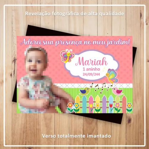 Imã de Geladeira Jardim